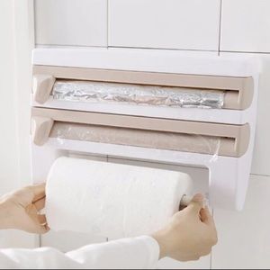 Kitchen cling film dispenser